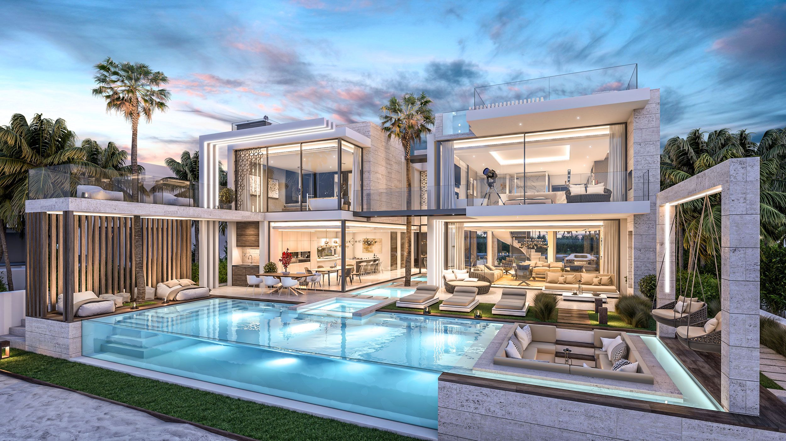 Villas de luxe à Dubai